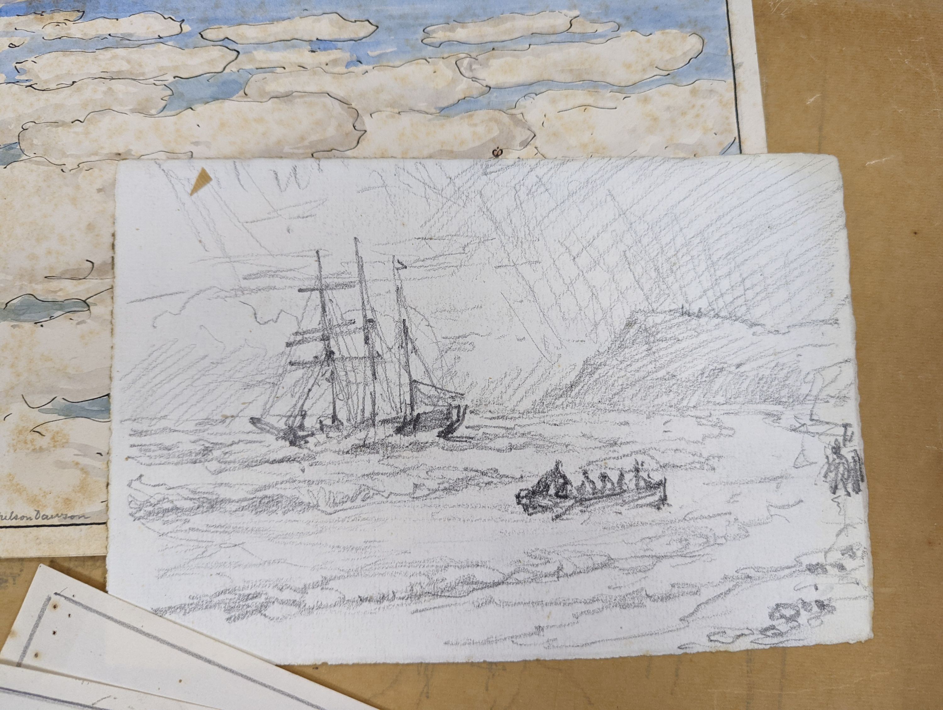 Nelson Dawson (1859-1941) assorted original artworks